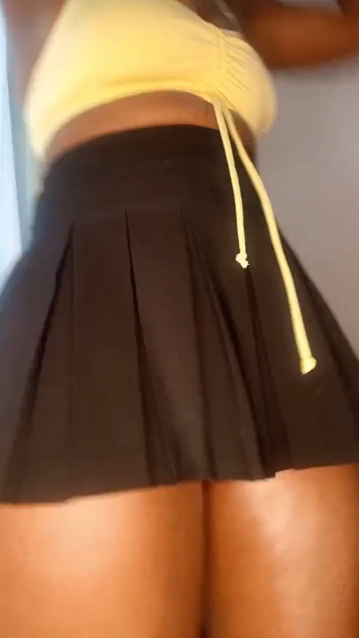 Upskirt view