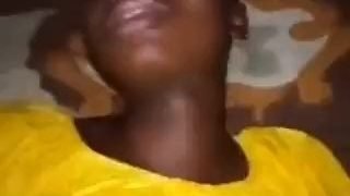 East African pussy whore enjoying dick.