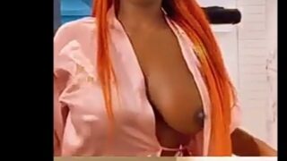 shesfishy ninatheelite big boobies on tik tok video.