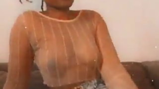 Xolisile Mfeka top less  Instagram video.