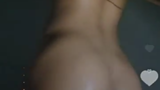 Pretty the bomb diva instagram bathroom twerk video.