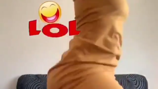 Lemo Lucia aka baby girl booty dance in short skirt.