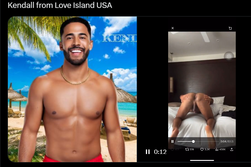 Kendall love island twitter video goes viral!