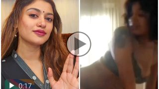 Oviya recent trending video taking it  big dick doggy style.