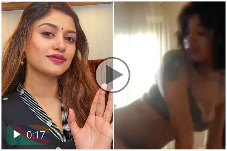 Oviya recent trending video taking it  big dick doggy style.