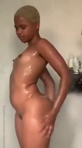 Only one fine one in the shower.